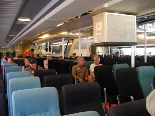 inside the ferry